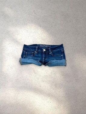 American Eagle Outfitters Low Rise Micro Denim Shorts